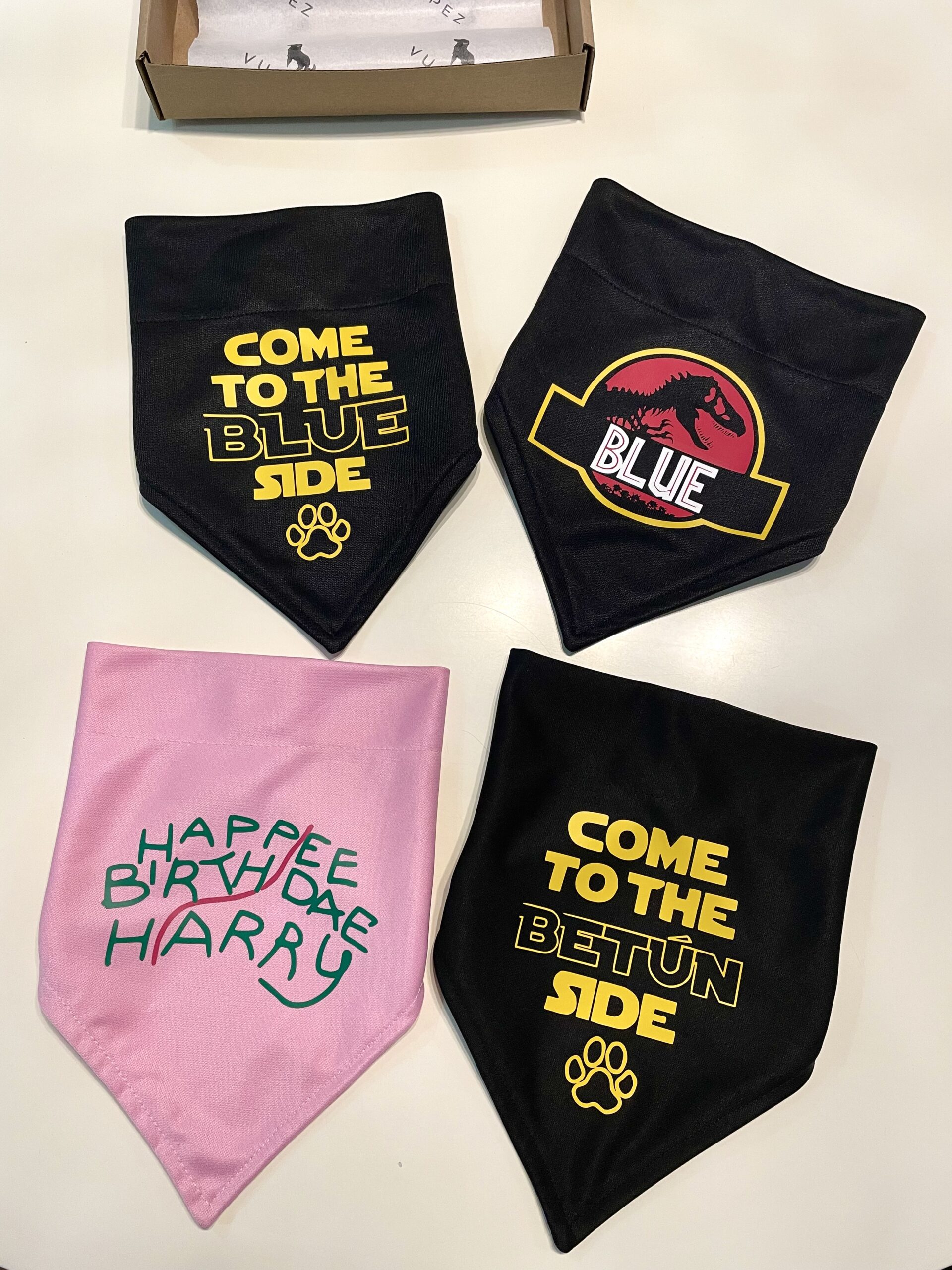 Paquete de 4 Bandanas con Diseño Personalizable - Image 7