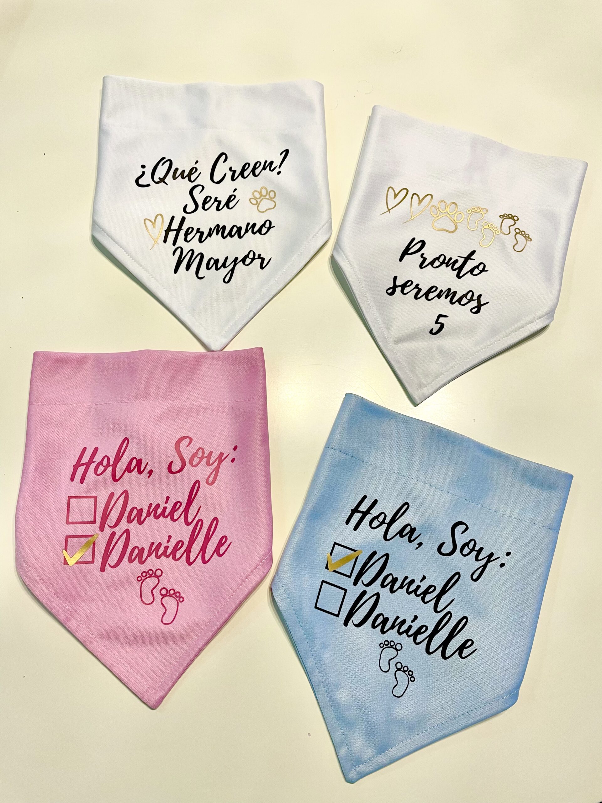 Paquete de 4 Bandanas con Diseño Personalizable - Image 6