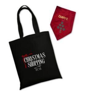 Tote Bag + bandana para perro personalizada