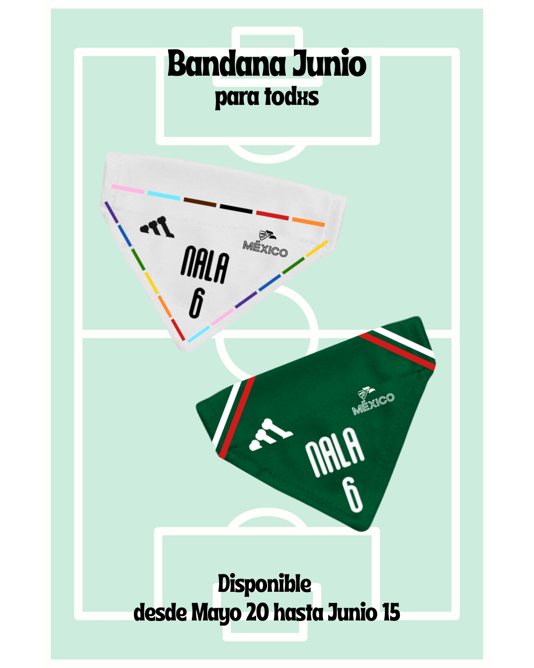 Paquete de 4 Bandanas Personalizables - Image 4